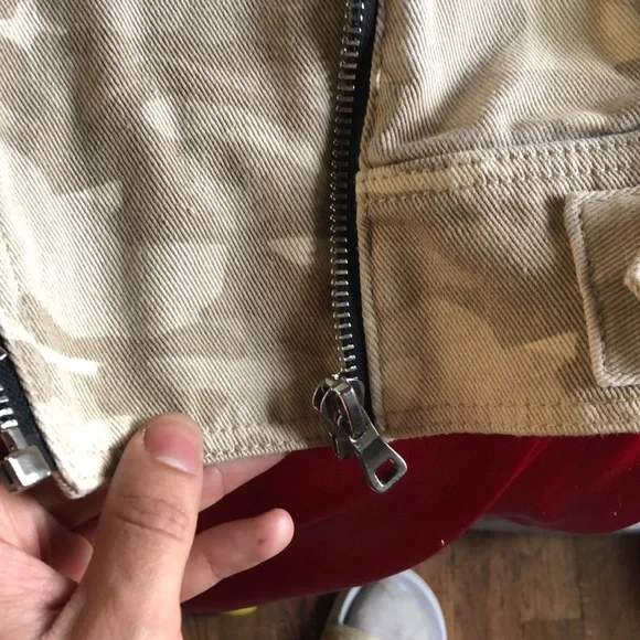 Womens Balmain camo moto jacket - Picture 6 of 7